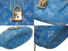 Load image into Gallery viewer, LOUIS VUITTON ルイヴィトン ハンドバッグ 希少 M92374 テダPM エクストラオーディネル スエード ターコイズブルー 美品 中古 4b007024