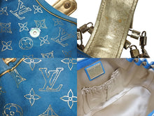 Load image into Gallery viewer, LOUIS VUITTON ルイヴィトン ハンドバッグ 希少 M92374 テダPM エクストラオーディネル スエード ターコイズブルー 美品 中古 4b007024