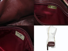 画像をギャラリービューアに読み込む, CHANEL シャネル チェーンショルダーバッグ 3番台 ココマーク フリンジ レザー ボルドー ゴールド金具 美品 中古 4b007025