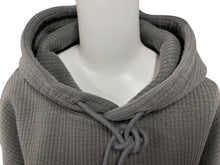 画像をギャラリービューアに読み込む, KITH キス Williams III Hoodie サーマルワッフル カーキ ロゴ ワンポイント フーディ― L KH2656 美品 中古 4b007034