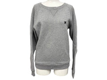 画像をギャラリービューアに読み込む, CELINE セリーヌ トリオンフ スウェット ロゴ ワンポイント ガジェット 2Y090345F グレー コットン 中古 4b007036