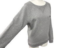 画像をギャラリービューアに読み込む, CELINE セリーヌ トリオンフ スウェット ロゴ ワンポイント ガジェット 2Y090345F グレー コットン 中古 4b007036