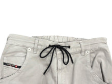 画像をギャラリービューアに読み込む, DIESEL ディーゼル RN93243 CA25594 ヴィンテージパンツ ストレッチ素材 グレー コットン プレス加工 サイズ32 美品 中古 4b007042