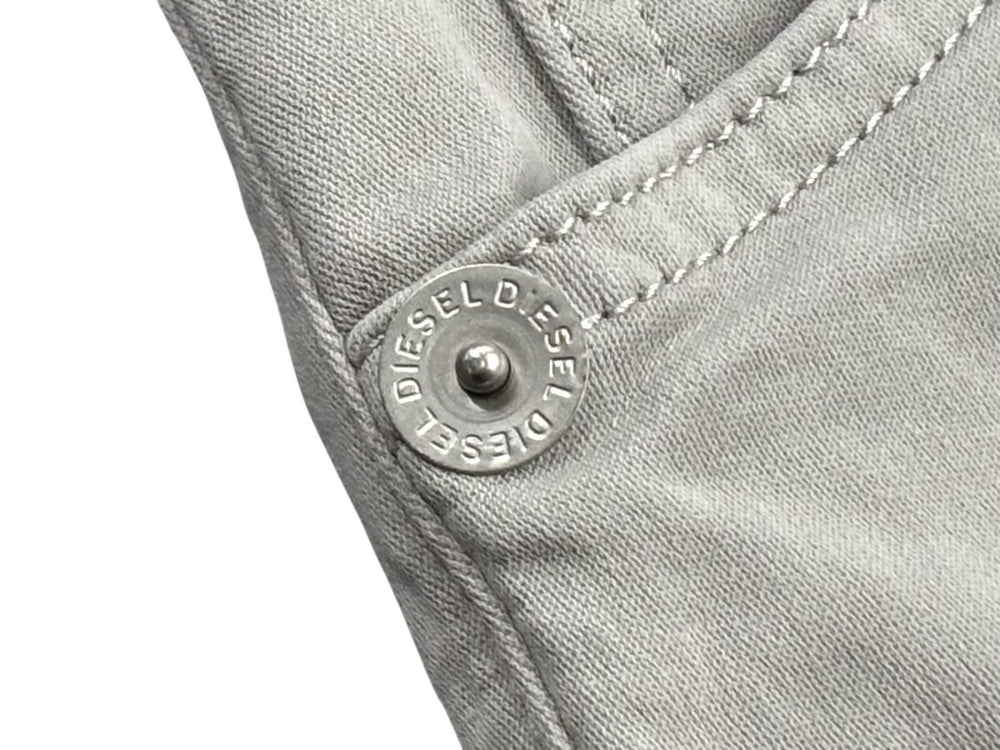 DIESEL ディーゼル RN93243 CA25594 ヴィンテージパンツ ストレッチ素材 グレー コットン プレス加工 サイズ32 美品 中古 4b007042