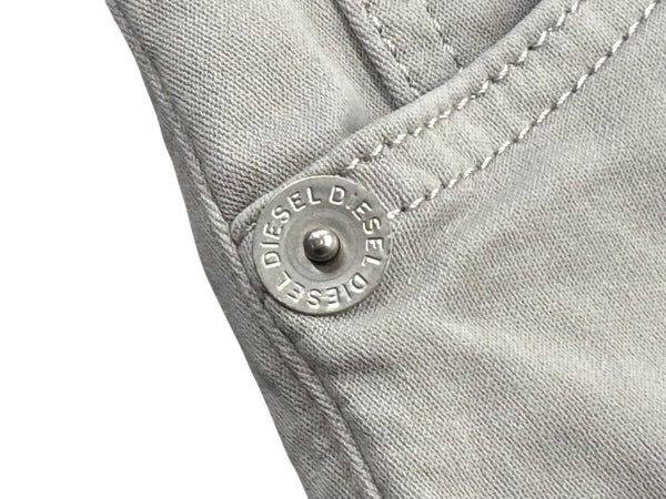 DIESEL ディーゼル RN93243 CA25594 ヴィンテージパンツ ストレッチ素材 グレー コットン プレス加工 サイズ32 美品 中古 4b007042