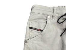 画像をギャラリービューアに読み込む, DIESEL ディーゼル RN93243 CA25594 ヴィンテージパンツ ストレッチ素材 グレー コットン プレス加工 サイズ32 美品 中古 4b007042