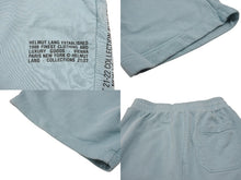 画像をギャラリービューアに読み込む, HELMUT LANG ヘルムート ラング Sweat short pants スウェット ショートパンツ ブルー 美品 中古 4b007053