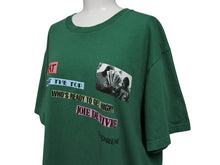 画像をギャラリービューアに読み込む, Supreme シュプリーム FUK DAT グラフィックデザイン半袖Ｔシャツ グリーン コットン サイズL 美品 中古 4b007054