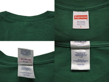 画像をギャラリービューアに読み込む, Supreme シュプリーム FUK DAT グラフィックデザイン半袖Ｔシャツ グリーン コットン サイズL 美品 中古 4b007054