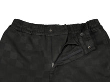 画像をギャラリービューアに読み込む, KITH スウェットパンツ チェック柄 ストレッチ素材 ブラック ポリエステル レーヨン ポリウレタン サイズS RN140659 美品 中古 4b007055