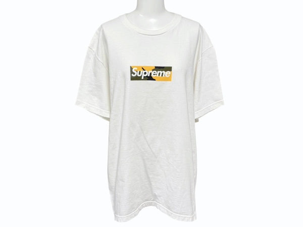 Supreme シュプリーム 17AW Box Logo Tee ボックスロゴ 半袖Tシャツ サイズM ホワイト Brooklyn Open記念 美品 中古 4b007058