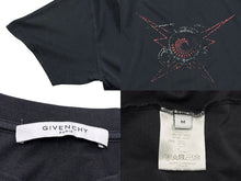 画像をギャラリービューアに読み込む, Givenchy ジバンシー 半袖Ｔシャツ BM70FT3002 ブラック コットン バックプリント サイズM 美品 中古 4b007062