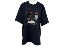 画像をギャラリービューアに読み込む, HELMUT LANG ヘルムートラング ロゴプリント半袖Ｔシャツ ブラック コットン サイズL CA52192 美品 中古 4b007064