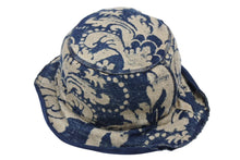 画像をギャラリービューアに読み込む, KAPITAL キャピタル 天竺 ダマスク 抜染プリント バケットハット 帽子 EK-1402XH インディゴ ONE SIZE 美品 中古 4b007066