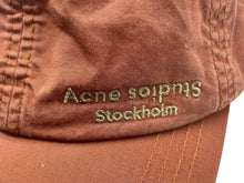 画像をギャラリービューアに読み込む, ACNE STUDIOS アクネストゥディオズ キャップ C40021 Carliy Dye コットン 05 コニャックブラウン 美品 中古 4b007069