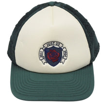 画像をギャラリービューアに読み込む, KITH キース Striped Ladder Lace Poly Foam Trucker トラッカー キャップ KHM050726 フリーサイズ グリーン 良品 中古 4b007070