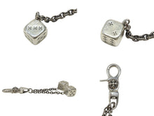 画像をギャラリービューアに読み込む, CHROME HEARTS クロムハーツ DICE DBL KEY CHAIN ダブルダイス キーチェーン 重量約85.5g 2013/.925刻印 シルバー925 美品 中古 4b007073