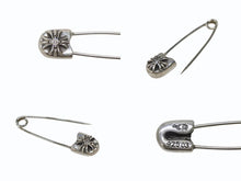 画像をギャラリービューアに読み込む, 極美品 CHROME HEARTS クロムハーツ セーフティピン スモール 1Pダイヤ チャーム シルバー SV925 2,1g 中古 4b007075
