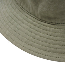 画像をギャラリービューアに読み込む, STUSSY ステューシー 刺繍 ロゴ バケットハット 1321067 グリーン コットン サイズ L/XL 美品 中古 4b007077