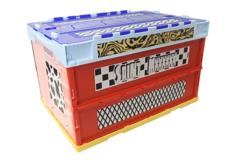 New and unused SAINT MICHAEL Saint Michael BOX/MULTI-4 Foldable storage box SM-HR8-0000-085-MULTI-4 Home goods Used 4b000708