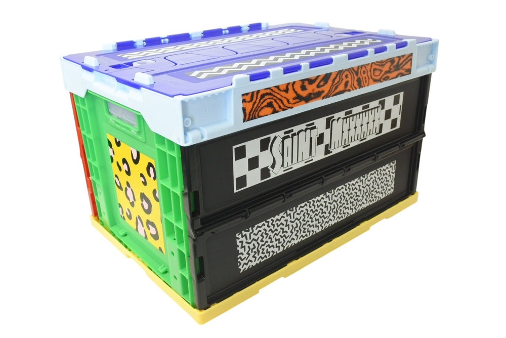 New and unused SAINT MICHAEL Saint Michael BOX/MULTI-4 Foldable storage box SM-HR8-0000-085-MULTI-4 Home goods Used 4b000708