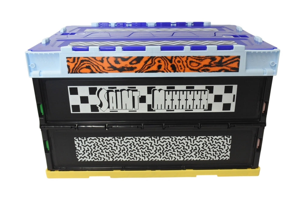 New and unused SAINT MICHAEL Saint Michael BOX/MULTI-4 Foldable storage box SM-HR8-0000-085-MULTI-4 Home goods Used 4b000708