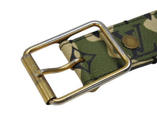 画像をギャラリービューアに読み込む, LOUIS VUITTON ルイヴィトン ベルト サンチュール モノグラモフラージュ 村上隆 サイズ90 M9646U ゴールド金具 美品 中古 4b007085