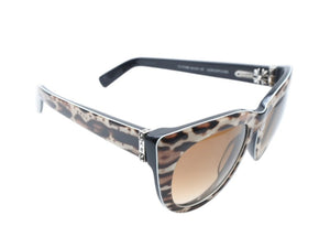 CHROME HEARTS クロムハーツ LUNCHFUCKS ランチファックス サングラス アイウェア サイズ54□18-137 レオパード柄 美品 中古 4b007086