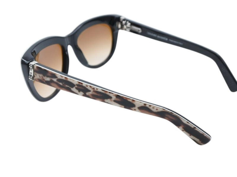 CHROME HEARTS クロムハーツ LUNCHFUCKS ランチファックス サングラス アイウェア サイズ54□18-137 レオパード柄 美品 中古 4b007086
