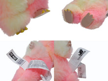 画像をギャラリービューアに読み込む, POP MART ポップマート labubu キーホルダー キーチャーム Big Into Energy ファー ピンク イエロー 美品 中古 4b007090