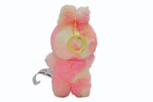 画像をギャラリービューアに読み込む, POP MART ポップマート labubu キーホルダー キーチャーム Big Into Energy ファー ピンク イエロー 美品 中古 4b007090