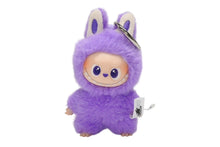 画像をギャラリービューアに読み込む, LABUBU ラブブ THE MONSTER PIN FOR LOVE SERIES VINYL PLUSH PENDANT ぬいぐるみ ペンダント パープル 美品 中古 4b007091