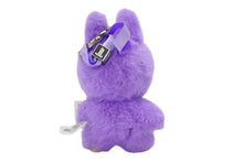 画像をギャラリービューアに読み込む, LABUBU ラブブ THE MONSTER PIN FOR LOVE SERIES VINYL PLUSH PENDANT ぬいぐるみ ペンダント パープル 美品 中古 4b007091