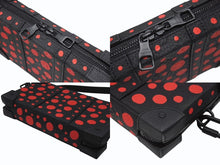 Load image into Gallery viewer, 新品同様 LOUIS VUITTON ルイヴィトン M81905 モノグラム ソフトトランク ドット 草間彌生 ブラック レザー 中古 4b007092