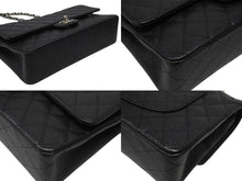 画像をギャラリービューアに読み込む, 極美品 CHANEL シャネル マトラッセ25 チェーンショルダーバッグ ココマーク 13番台 キャビアスキン ブラック シルバー金具 中古 4b007101