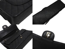 画像をギャラリービューアに読み込む, 極美品 CHANEL シャネル マトラッセ25 チェーンショルダーバッグ ココマーク 13番台 キャビアスキン ブラック シルバー金具 中古 4b007101