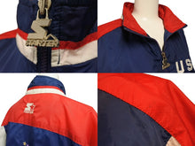 Load image into Gallery viewer, Starter スターター 1996年アトランタオリンピック記念モデル ブルゾン ナイロンジャケット サイズM 美品 中古 4b007131