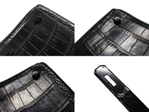 新品同様 HERMES エルメス ケリー32 外縫い ソーブラック □N刻印 ニロティカスマット ブラック金具 ハンドバッグ 2WAY 中古 4b007135