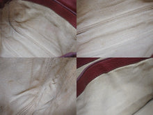 Load image into Gallery viewer, MIUMIU ミュウミュウ ショルダーバッグ セカンドバッグ 2WAYバッグ ボルドー レザー ロゴ金具 ゴールド金具 美品 中古 4b007138