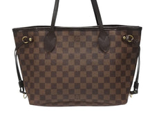 画像をギャラリービューアに読み込む, 極美品 LOUIS VUITTON ルイヴィトン ネヴァーフルPM トートバッグ N51109 ダミエキャンバス ブラウン ゴールド金具 中古 4b007141