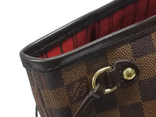 画像をギャラリービューアに読み込む, 極美品 LOUIS VUITTON ルイヴィトン ネヴァーフルPM トートバッグ N51109 ダミエキャンバス ブラウン ゴールド金具 中古 4b007141