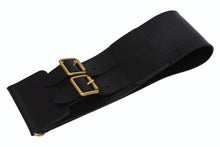 画像をギャラリービューアに読み込む, 極美品 CHRISTIAN DIOR クリスチャンディオール D-WAIST ウエストベルト B0098CMIV90075 レザー ブラック ゴールド金具 サイズ70 中古 4b007147