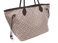 画像をギャラリービューアに読み込む, LOUIS VUITTON ルイヴィトン モノグラム イディール ネヴァーフルMM セピア トートバッグ M40515 ゴールド金具 美品 中古 4b007148