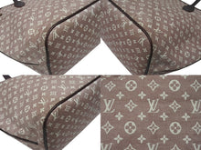画像をギャラリービューアに読み込む, LOUIS VUITTON ルイヴィトン モノグラム イディール ネヴァーフルMM セピア トートバッグ M40515 ゴールド金具 美品 中古 4b007148