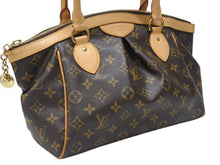 Load image into Gallery viewer, LOUIS VUITTON ルイヴィトン モノグラム ティボリPM ハンドバッグ M40143 ブラウン ゴールド金具 ロゴ 鞄 美品 中古 4b007160