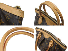 Load image into Gallery viewer, LOUIS VUITTON ルイヴィトン モノグラム ティボリPM ハンドバッグ M40143 ブラウン ゴールド金具 ロゴ 鞄 美品 中古 4b007160