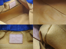 Load image into Gallery viewer, LOUIS VUITTON ルイヴィトン プリーティ ハンドバッグ M95020 モノグラム デニム レザー ブルー ゴールド金具 美品 中古 4b007162