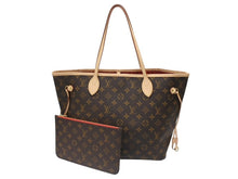 画像をギャラリービューアに読み込む, 新品未使用 LOUIS VUITTON ルイヴィトン ネヴァーフルMM トートバッグ M41177 モノグラム ブラウン ゴールド金具 中古 4b007163