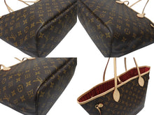 画像をギャラリービューアに読み込む, 新品未使用 LOUIS VUITTON ルイヴィトン ネヴァーフルMM トートバッグ M41177 モノグラム ブラウン ゴールド金具 中古 4b007163