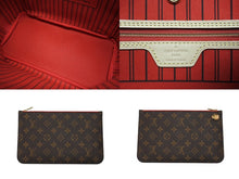 画像をギャラリービューアに読み込む, 新品未使用 LOUIS VUITTON ルイヴィトン ネヴァーフルMM トートバッグ M41177 モノグラム ブラウン ゴールド金具 中古 4b007163